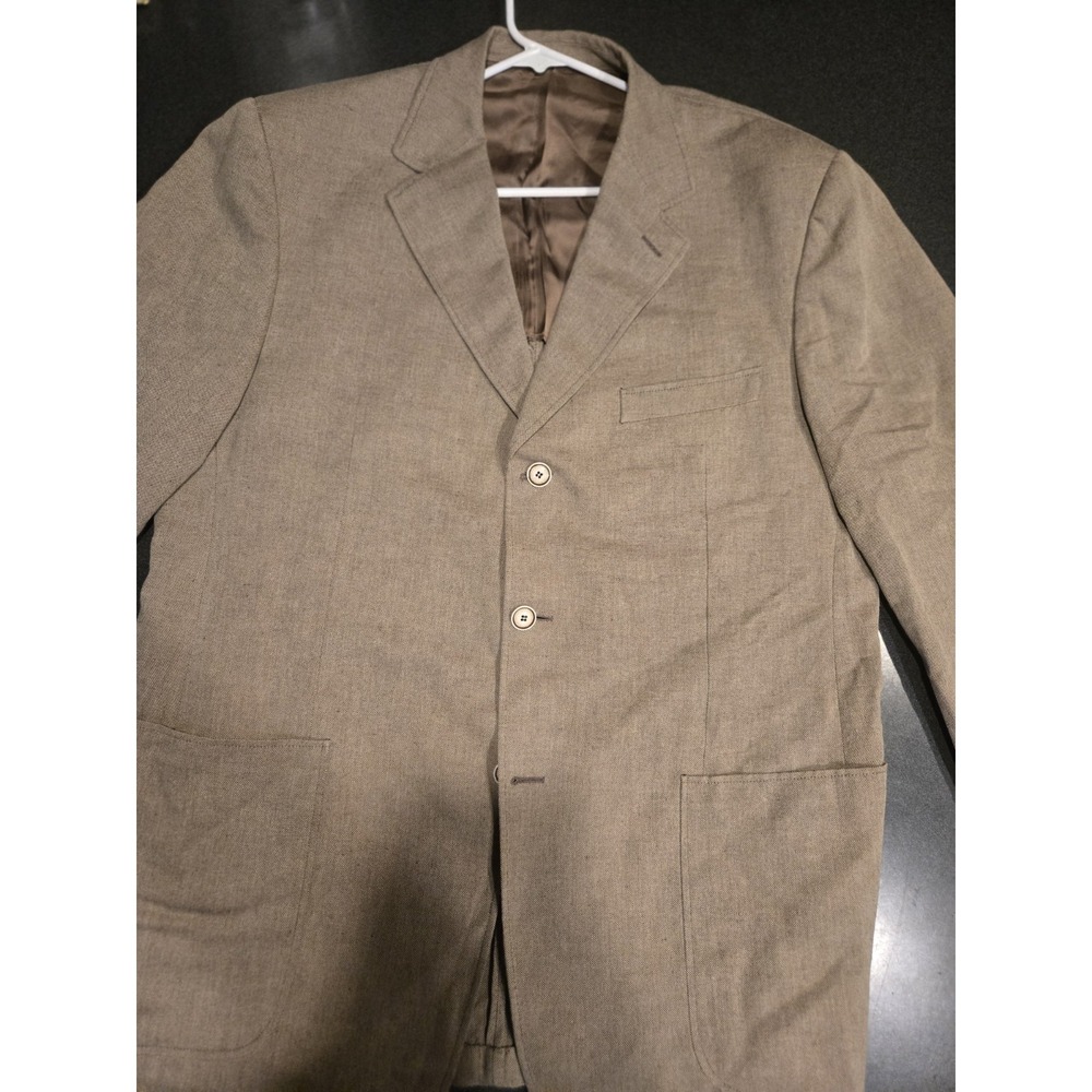 Canali Made In Italy Linen Cotton Sport Coat  44R  3 Button 54 ITALY